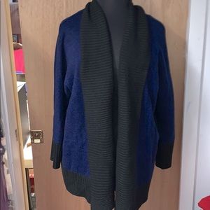 Dark blue and black cardigan